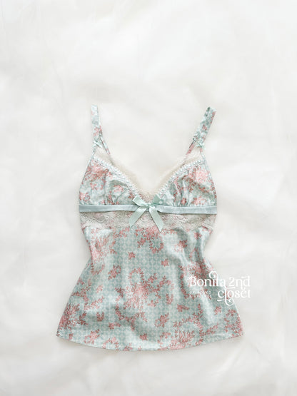 Vintage Porcelain Rose Camisole