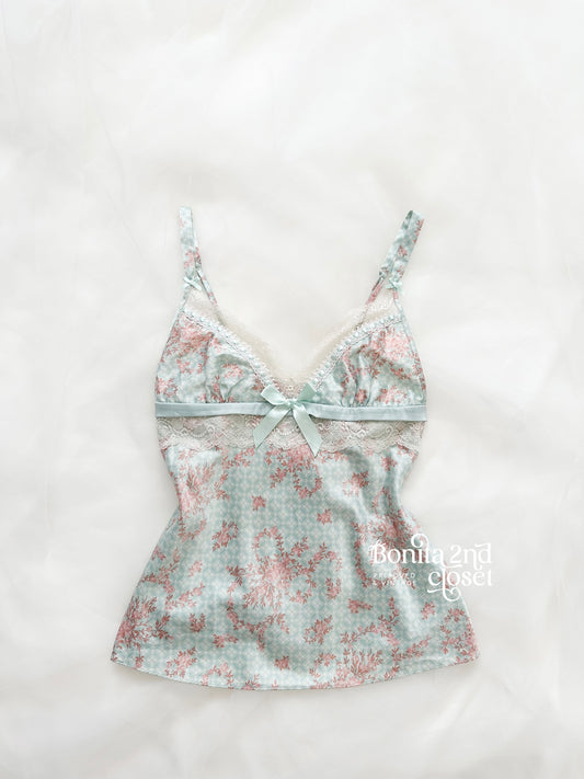 Vintage Porcelain Rose Camisole
