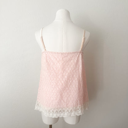 Coquette Blush Lace Cami