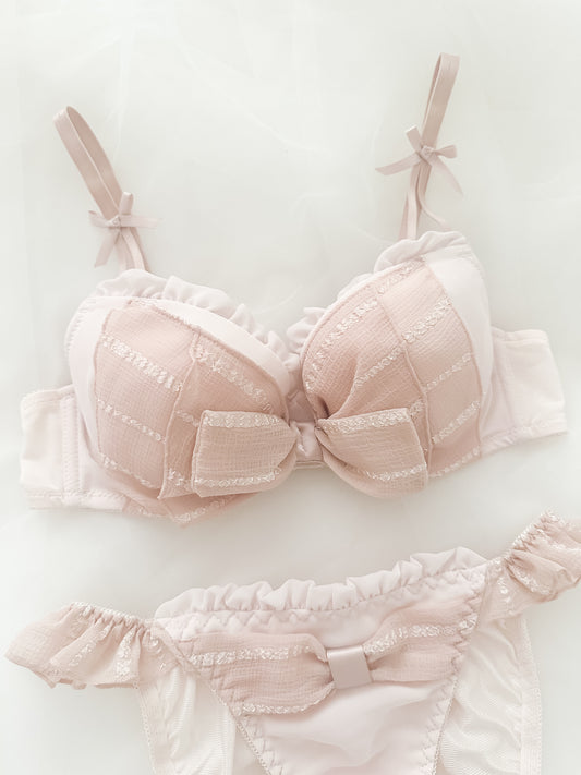 Blushing Petal Bra Set 34A