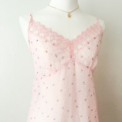 Sheer Rosebud Fairy Slip