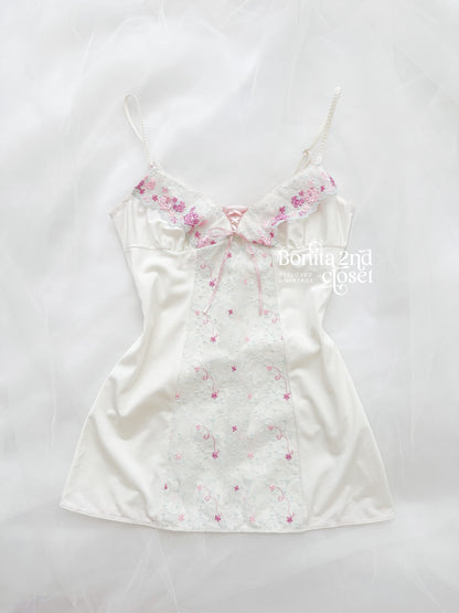Lavender Embroidery Veil Camisole