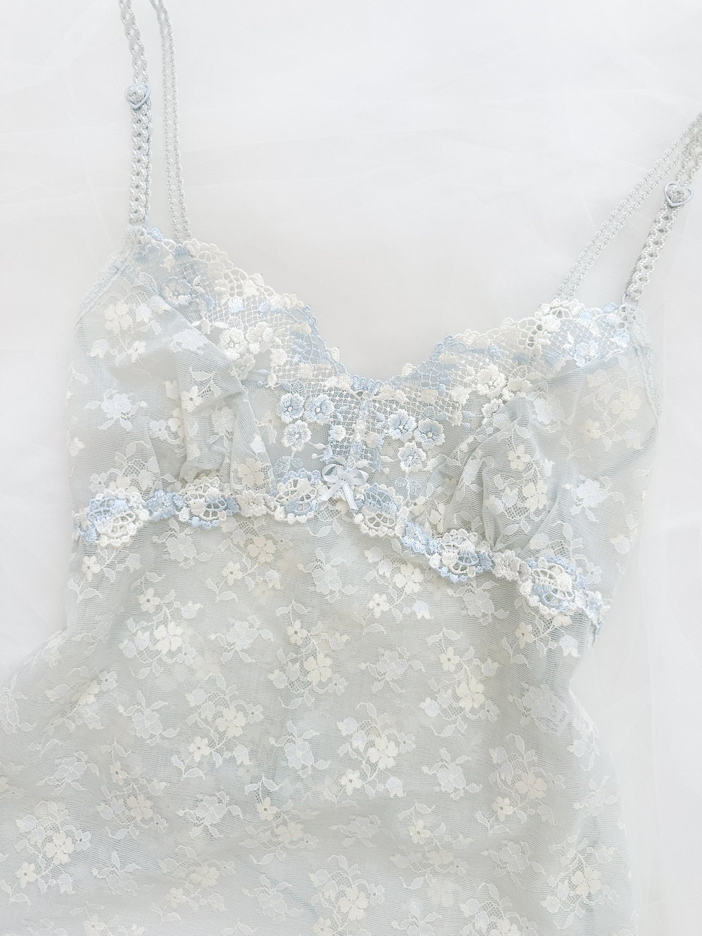 Mist Flower Sheer Lace Set