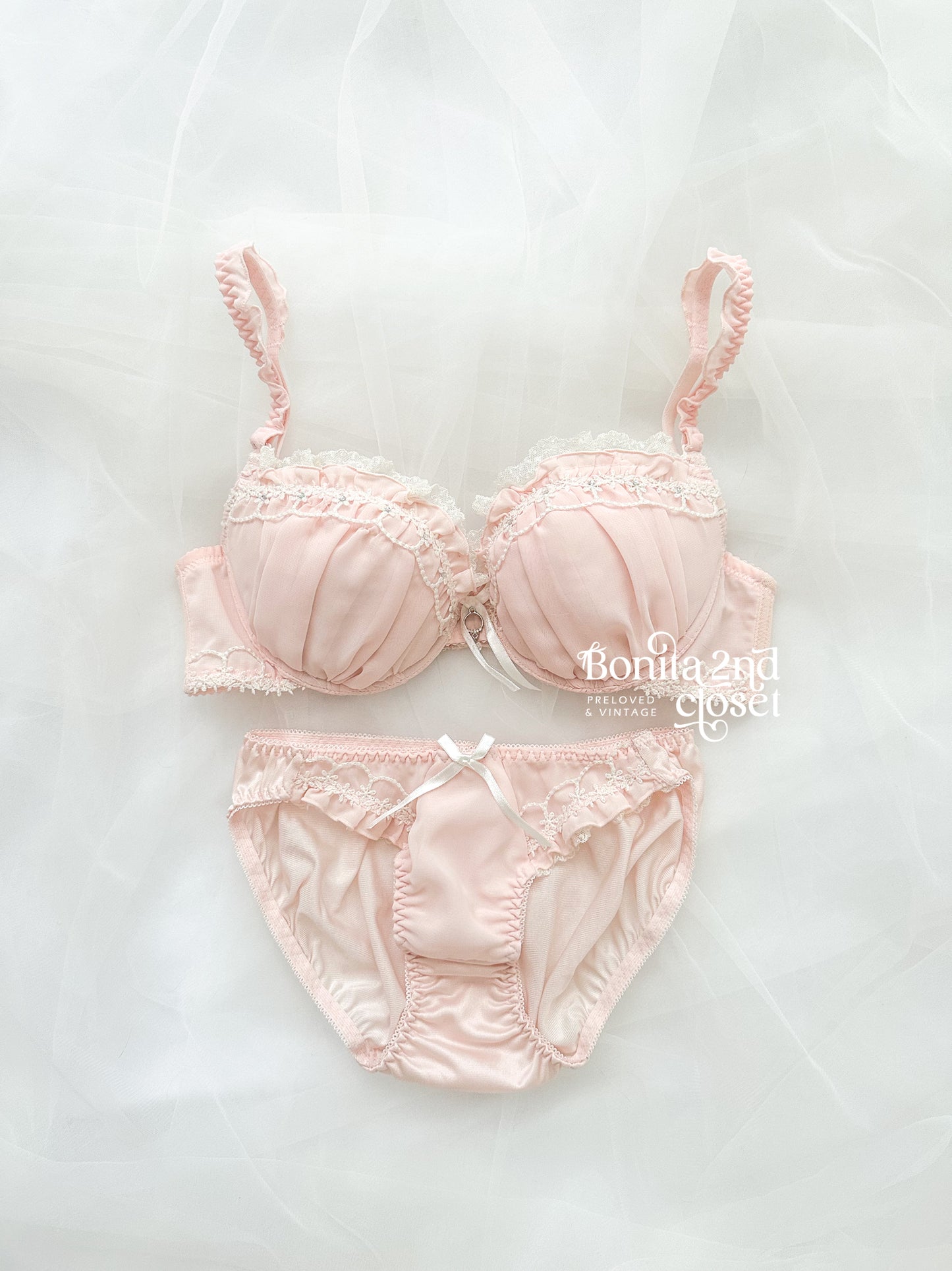 Blush Petals Bra Set 34B