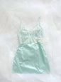 Mint Lace Lullaby Slipdress