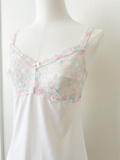 Pastel Mist Embroidery Camisole