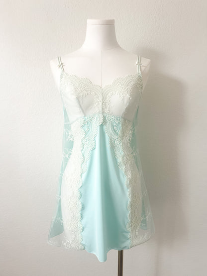 Mint Lace Reverie Slipdress