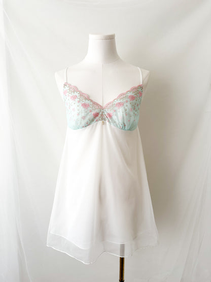 Sky Rosebud Babydoll Set