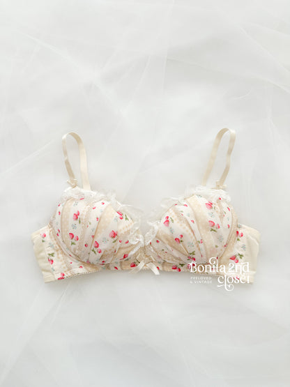 Strawberry Cream Lace Bra