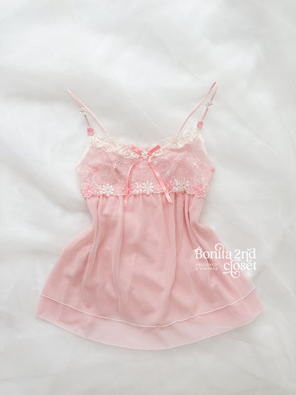 Pink Daisy Floral Camisole
