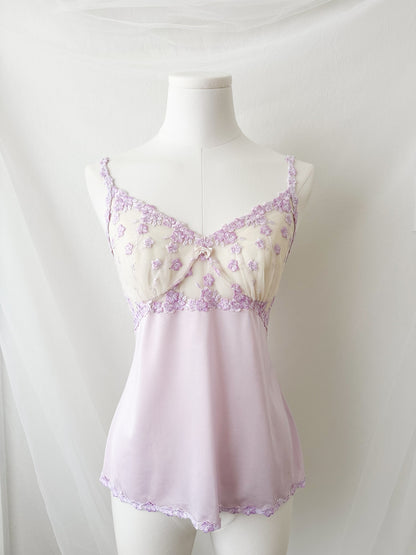 Floral Bloom Embroidery Camisole