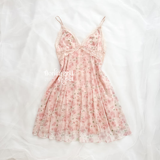 Blooming Blush Garden Babydoll Slip
