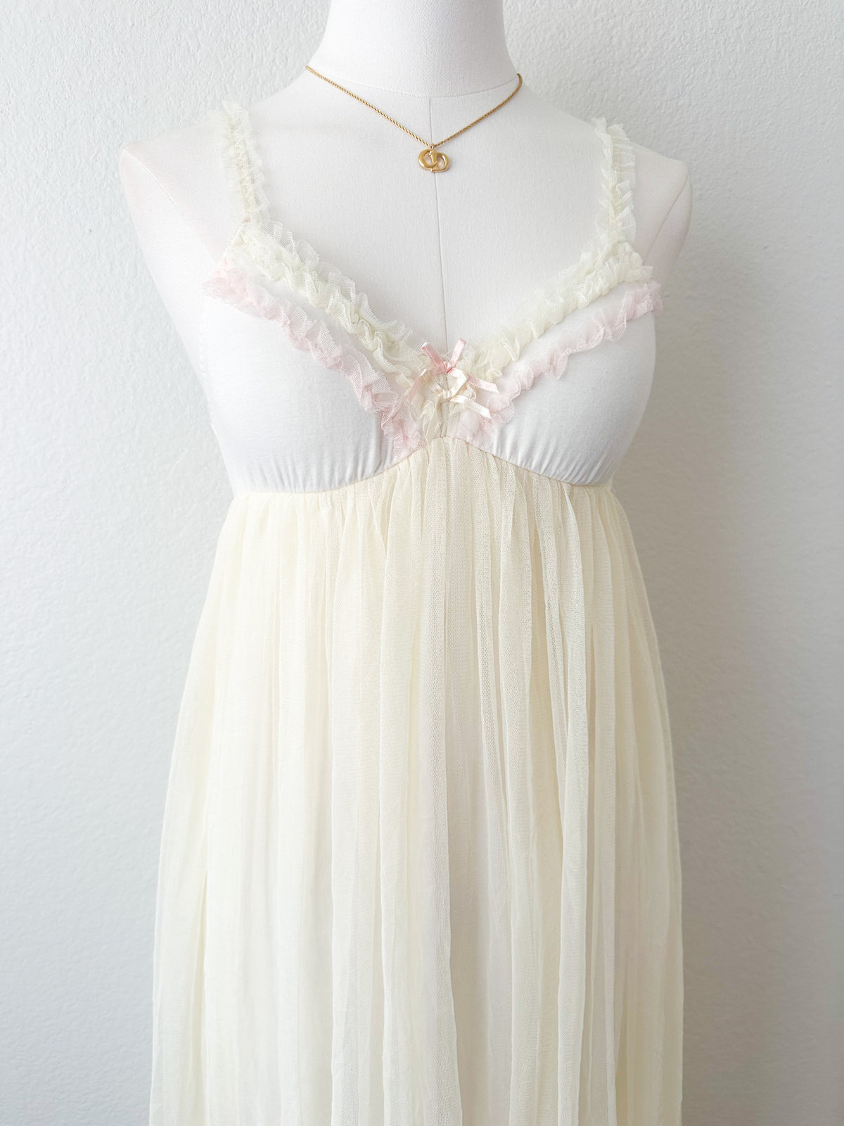 Butter Cream Babydoll Nightgown