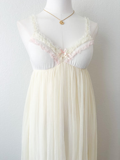 Butter Cream Babydoll Nightgown
