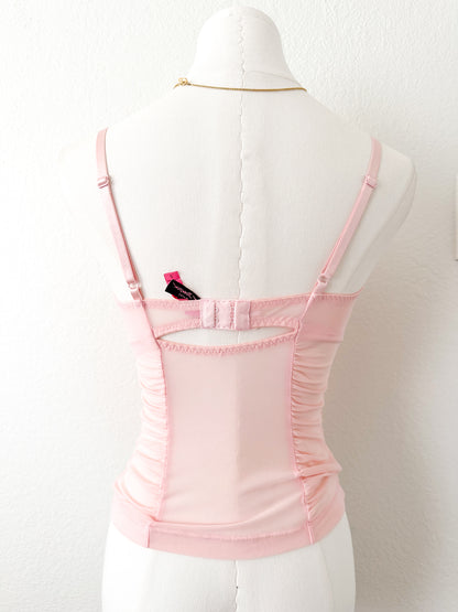 Rare Betsey Johnson Rosette Camisole
