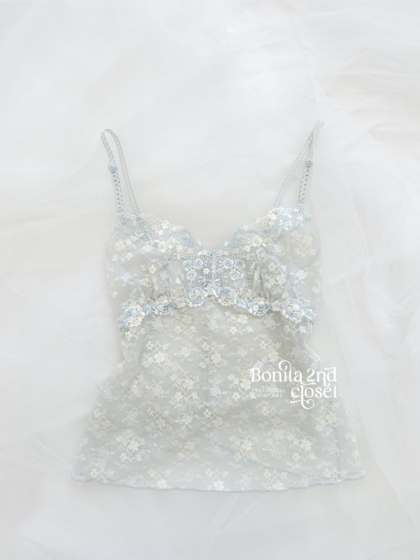 Mist Flower Sheer Lace Set