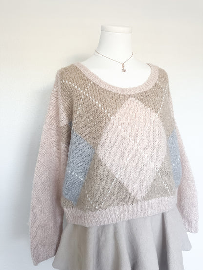 Lizlisa Vanilla Frost Knit Sweater