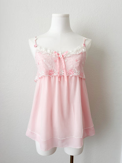 Pink Daisy Floral Camisole