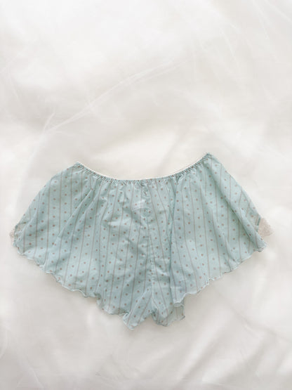 Power Dot Lace Babydoll Set