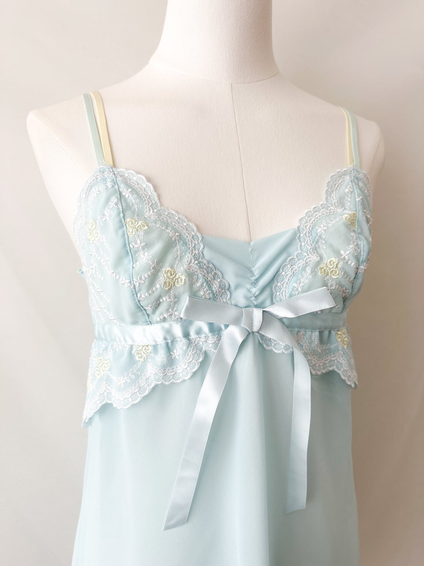 Sky Ribbon Babydoll Slip