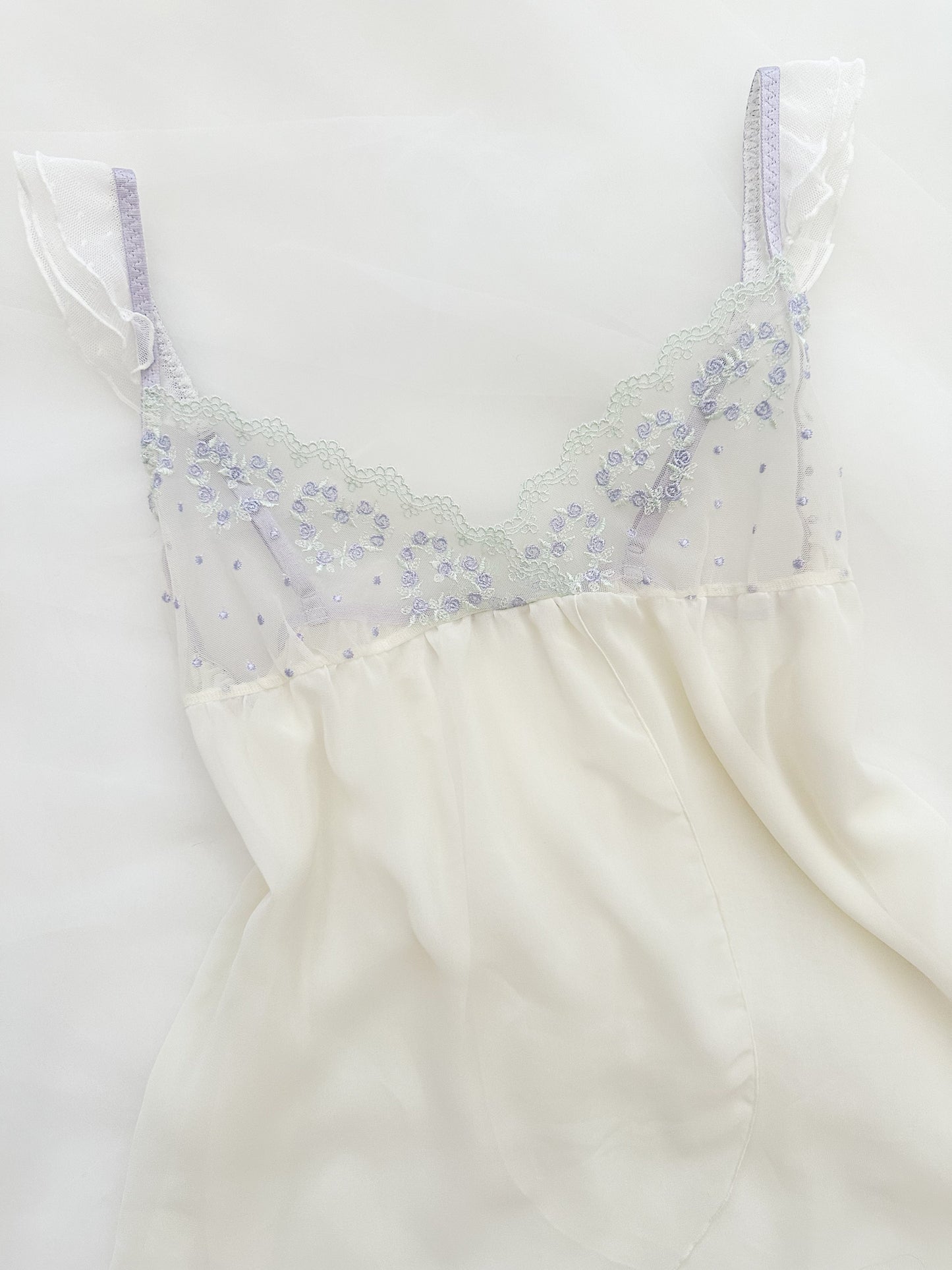 Sheer Lilac Petal Camisole