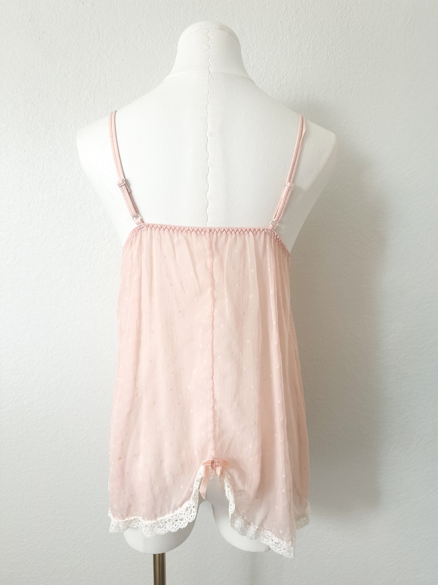 Sheer Sugar Peony Babydoll Camisole
