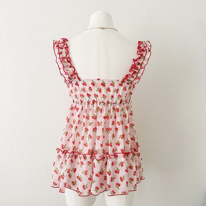 Cherry Julibee Babydoll top