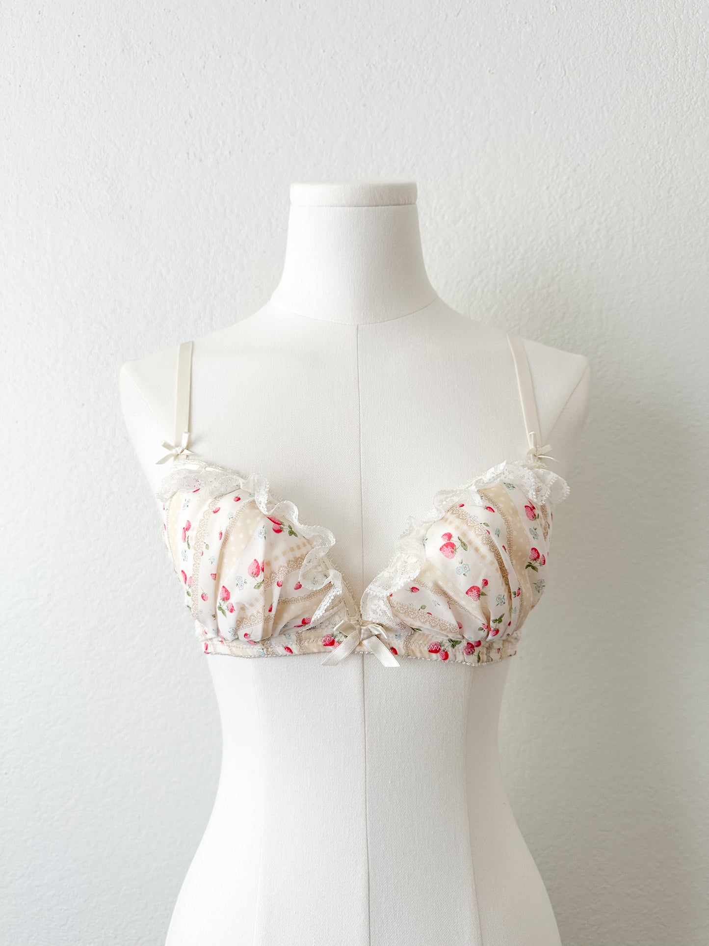 Strawberry Cream Lace Bra