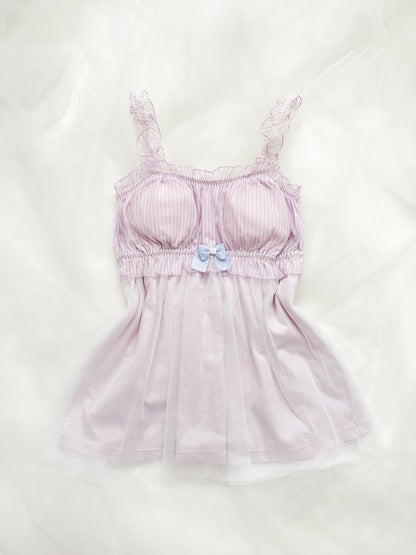 Lilac Babydoll Lounge Set