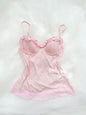Vintage Pink Rose Fairy Mesh Top