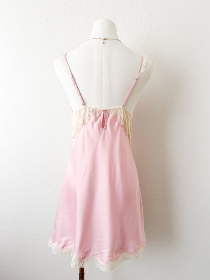 Rare Rosé Lace Reverie Slipdress