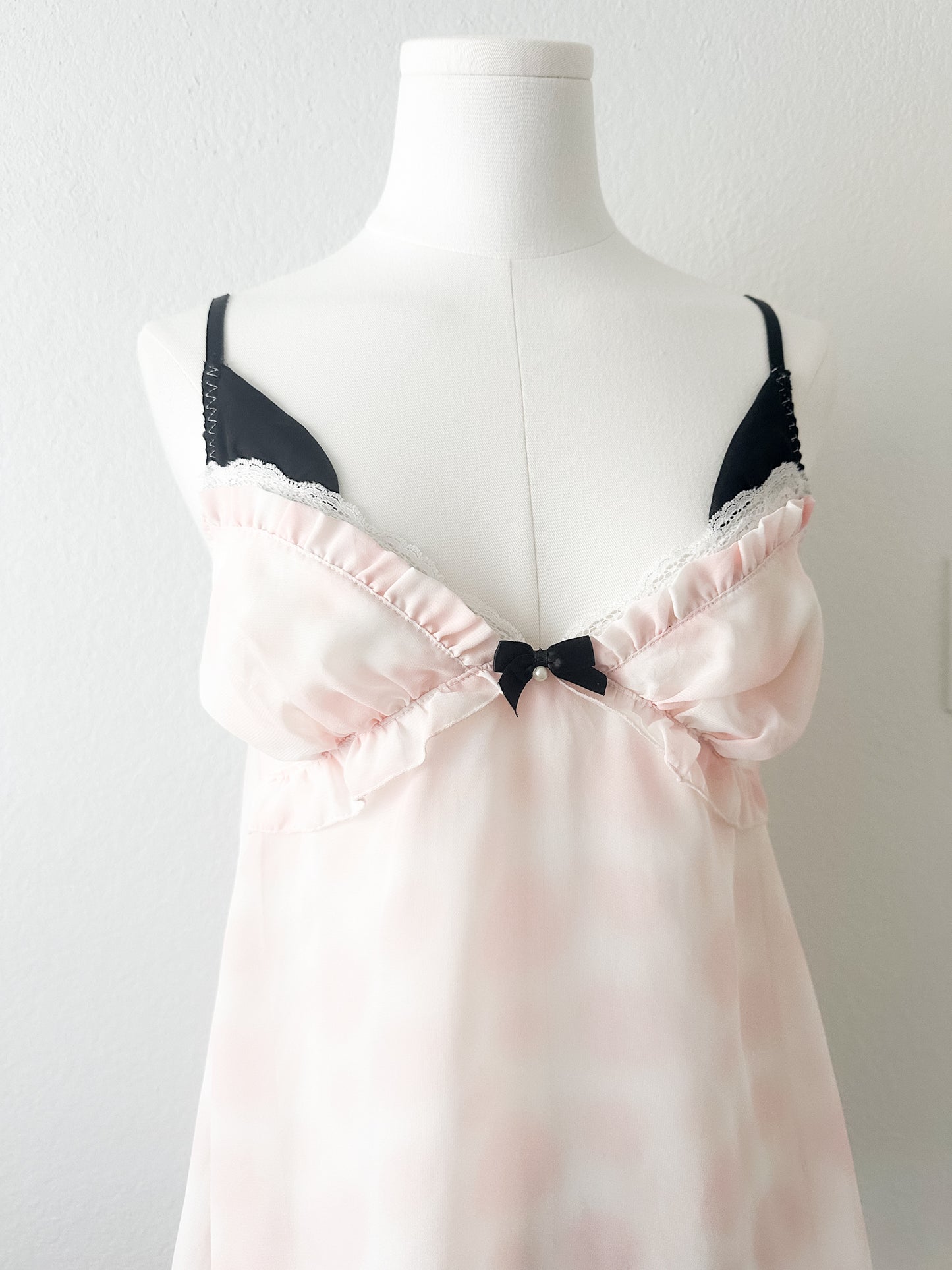 Soft Blush Ruffle Camisole