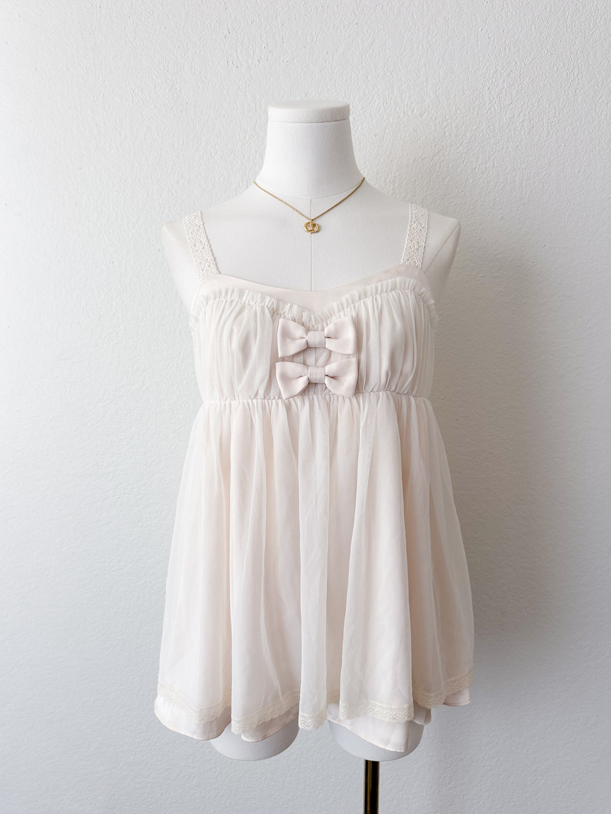 Irovy Ribbon Babydoll Top