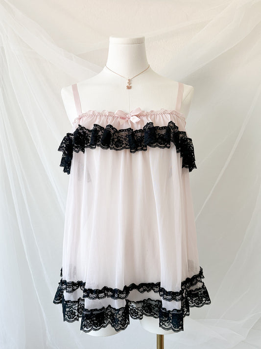 Vintage Victoria Secret Ruffle Babydoll
