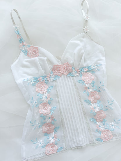 Rosewater Embroidery Camisole