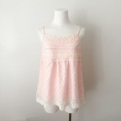 Coquette Blush Lace Cami