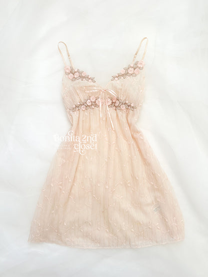 Babydoll Garden Veil Slipdress