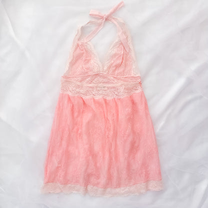 Rare Vintage Floral Lace Babydoll