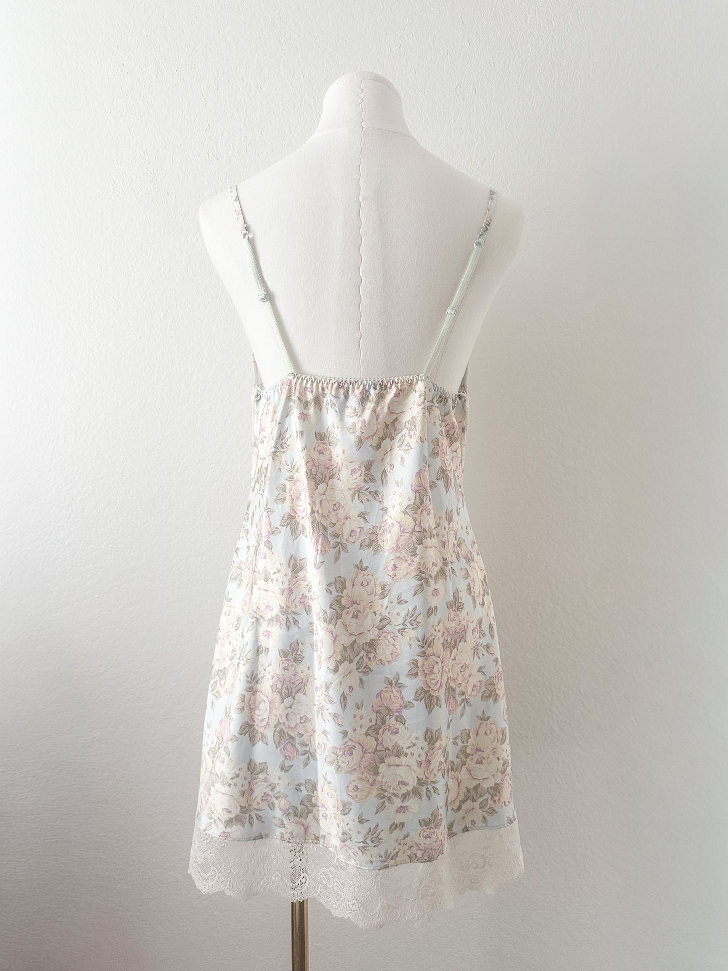 Blue Rosette Bouquet Slipdress