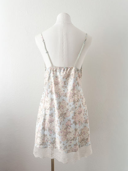 Blue Rosette Bouquet Slipdress