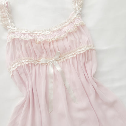 Sheer Lilac Cottage Babydoll