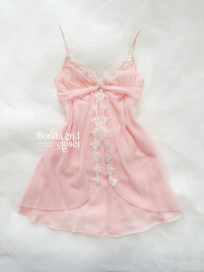 Pink Heirloom Babydollslip