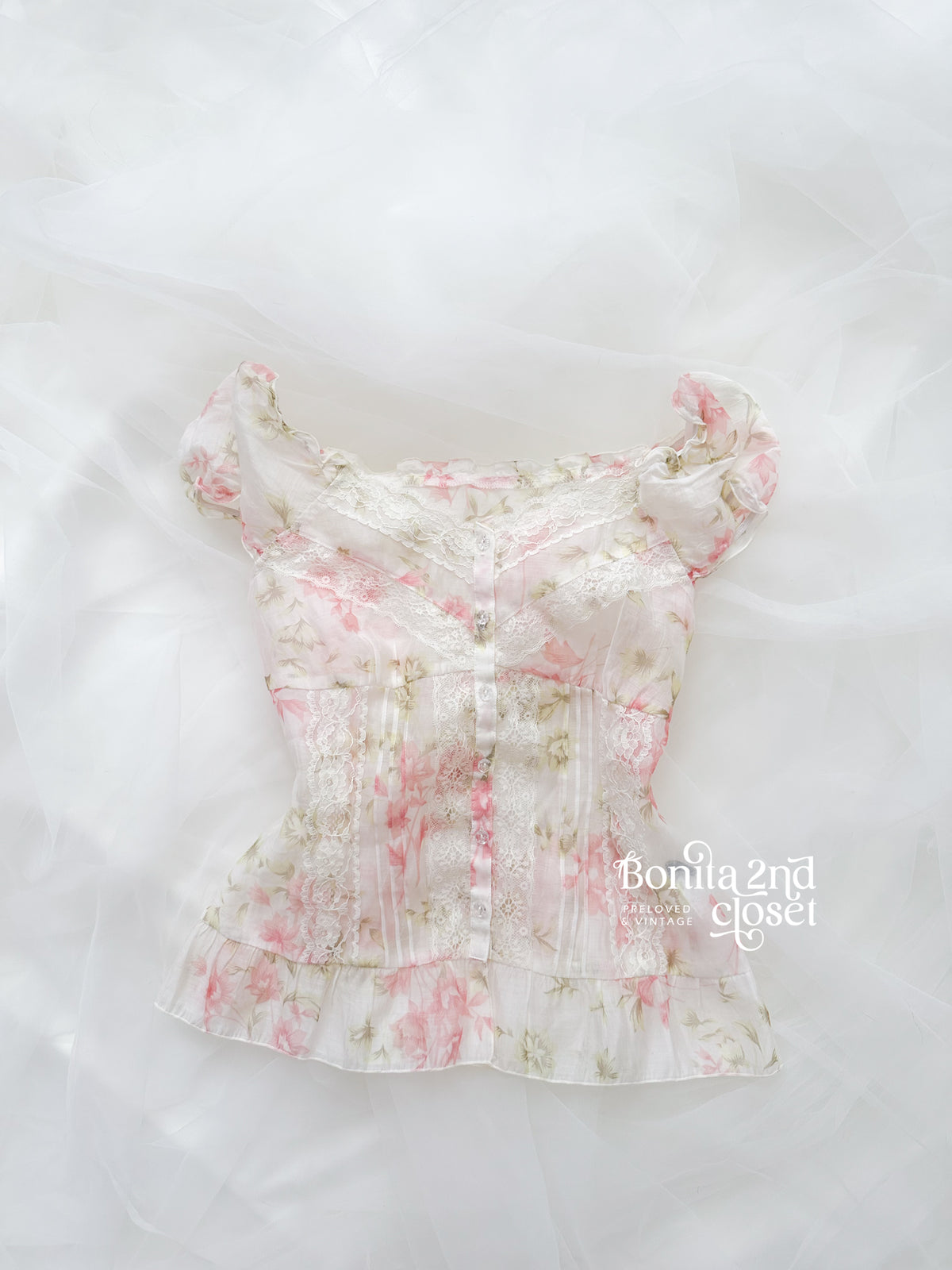 Vintage Fairy Floral Top