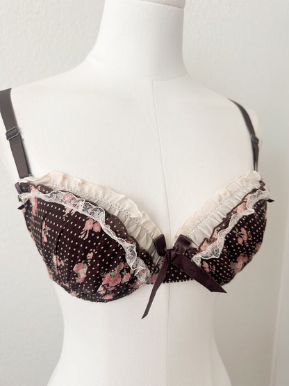 Mocha Blossom Bra 30D