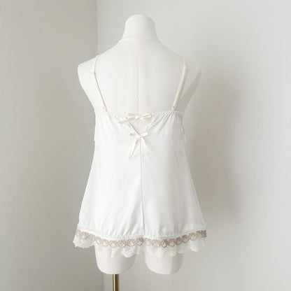 Satin Ruffle Charm Camisole