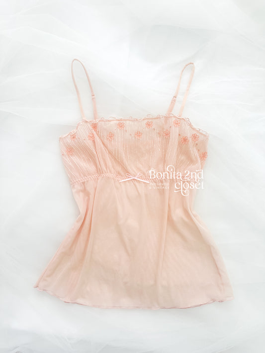 Daisy Sheer Mesh Camisole