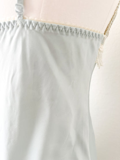 Rare Bleu Lace Reverie Slipdress