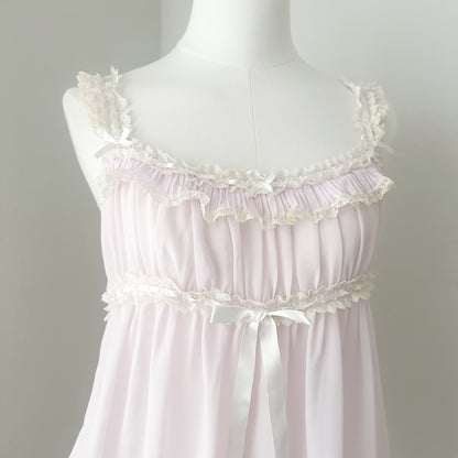 Sheer Lilac Cottage Babydoll