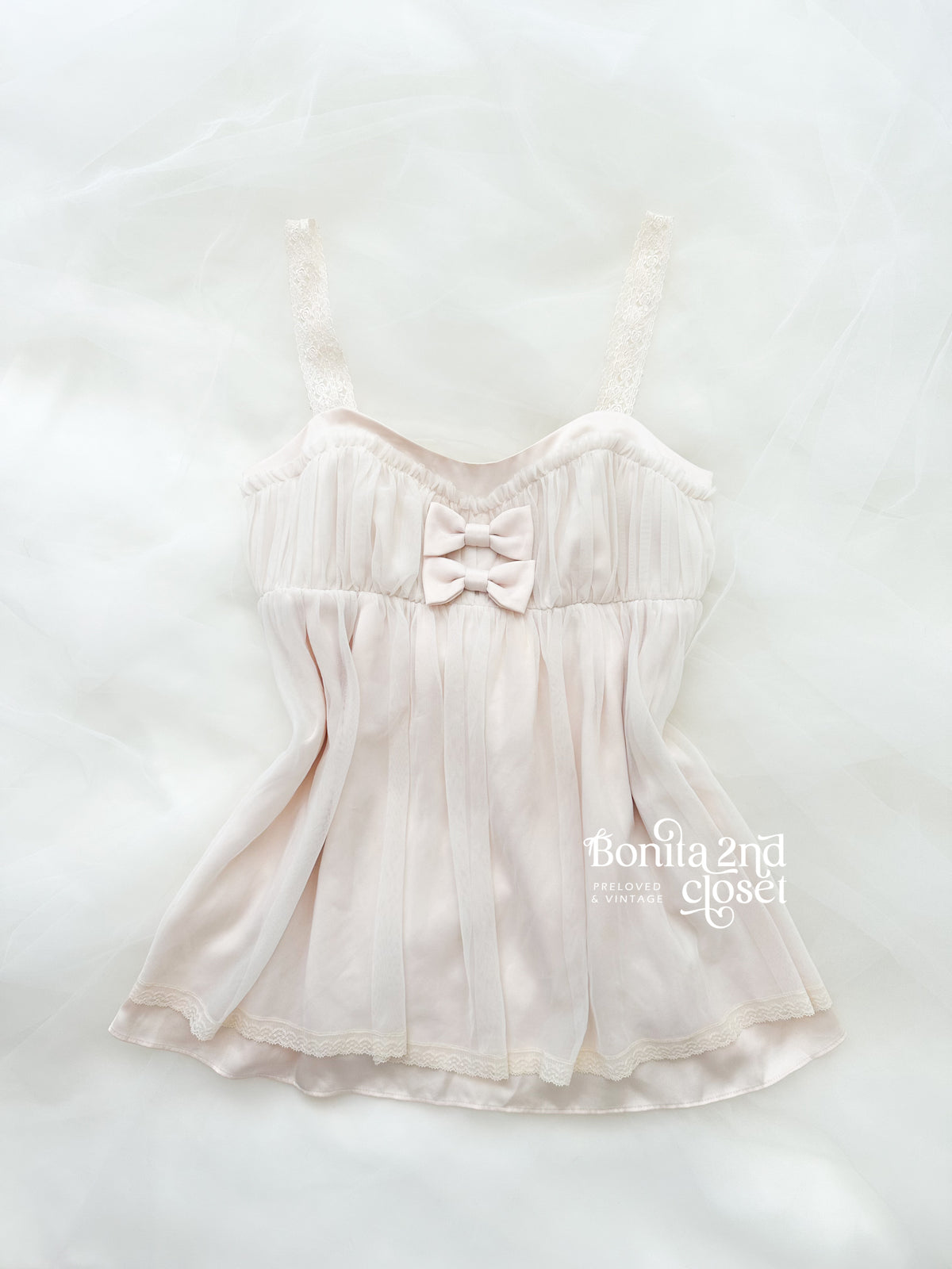 Irovy Ribbon Babydoll Top
