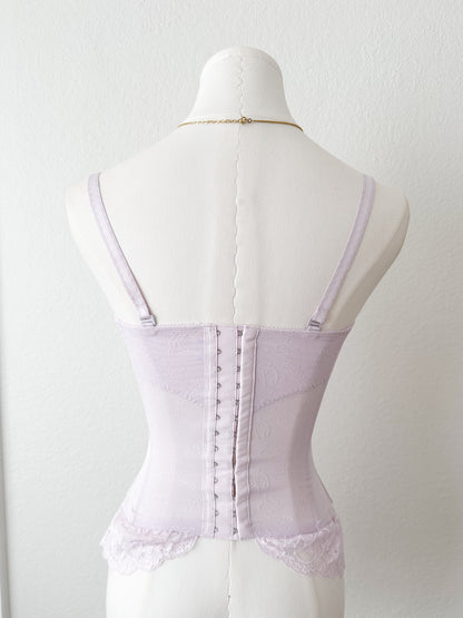 Lilac Lace Corset 30C